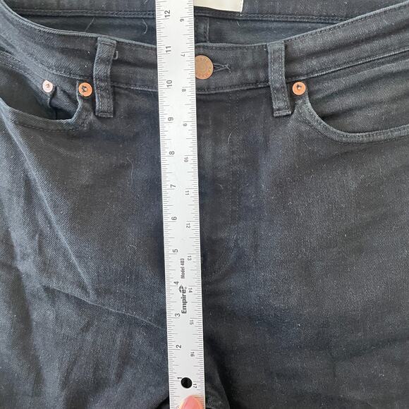 Samsoe Samsoe Jeans Mens 32x28 Black Cosmo Tapered Leg Zipper FlyCasual Stretch - Picture 5 of 9